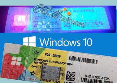รหัสลิขสิทธิ์ดั้งเดิมของ Windows 10 Professional แบบดิจิตอล 1GHz