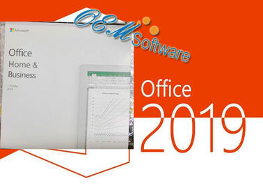 กล่องคีย์การ์ดผลิตภัณฑ์ Windows Office 2019 หน้าแรกธุรกิจรุ่น H &amp;amp; B FPP ของ H &amp;amp; B