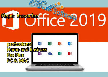 ของแท้ Windows Office 2019 คีย์การ์ดผลิตภัณฑ์กล่องรุ่น Home Business Pro