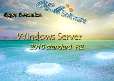 ขายปลีก Windows Server 2016 Standard R2, รหัสเปิดใช้งาน Oem Coa Sticker