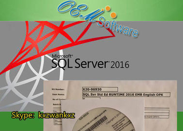 ของแท้ Microsoft SQL Server 2016 OPK Std Ed Runtime 2016 Emb