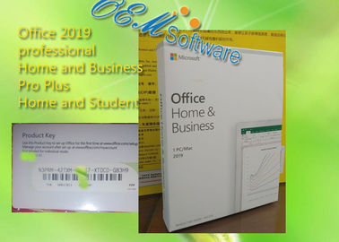 การจัดส่งที่รวดเร็ว Microsoft Office บ้านและธุรกิจ 2019 HB PKC คีย์การ์ดผลิตภัณฑ์