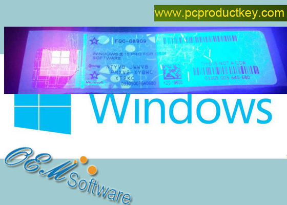 Activitaion รหัสผลิตภัณฑ์ Windows ทั่วโลก Windows 10, Win 10 Pro Retail Key