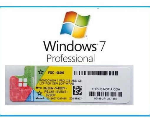 COA Windows 7 Pro Oem Key รหัสคีย์ Windows 7 Home Premium