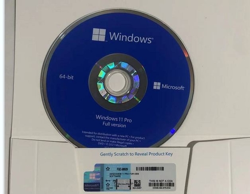 รหัสลิขสิทธิ์ Windows 11 Oem ดั้งเดิม Win 11 Pro Coa StickerOnline การเปิดใช้งาน