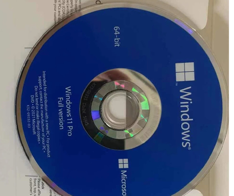 รหัสผลิตภัณฑ์ Microsoft Windows 11 Pro พร้อมกล่องสติกเกอร์ Coa
