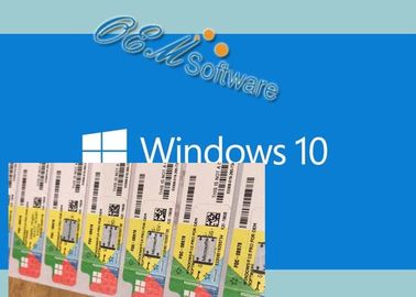 แฟลชไดรฟ์ Win 10 Pro รหัสผลิตภัณฑ์พีซี, Oem Pack สติกเกอร์ Coa Windows 10 Pro