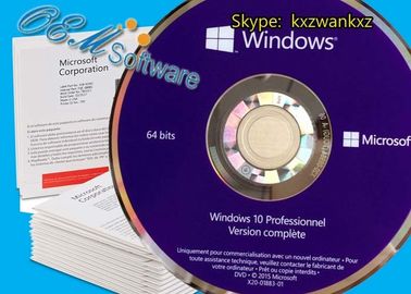 การเปิดใช้งานออนไลน์ Windows 10 Home Oem Key DVD Box ภาษาอังกฤษของแพ็คเกจ