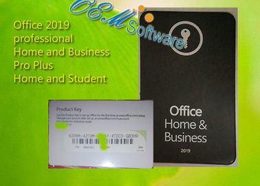 ต้นฉบับ Microsoft Office บ้านและธุรกิจ 2019 HB PKC คีย์การ์ดคีย์ผลิตภัณฑ์