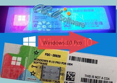 อัปเกรดการเปิดใช้งานคีย์สิทธิ์การใช้งานแบบออนไลน์ของ Windows 10 Win Sticker Coa 10 ชิ้น