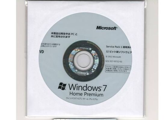Professional Windows 7 Pro DVD Box พร้อม OEM Key Coa Sticker