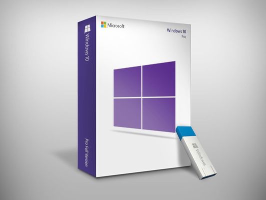 รหัสผลิตภัณฑ์ลิขสิทธิ์ Microsoft Windows 10 ดั้งเดิม 64 บิตสติ๊กเกอร์รหัสขายปลีก