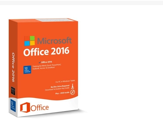 กล่องดีวีดีการเปิดใช้งาน Office 2016 PKC Pro Plus ออนไลน์